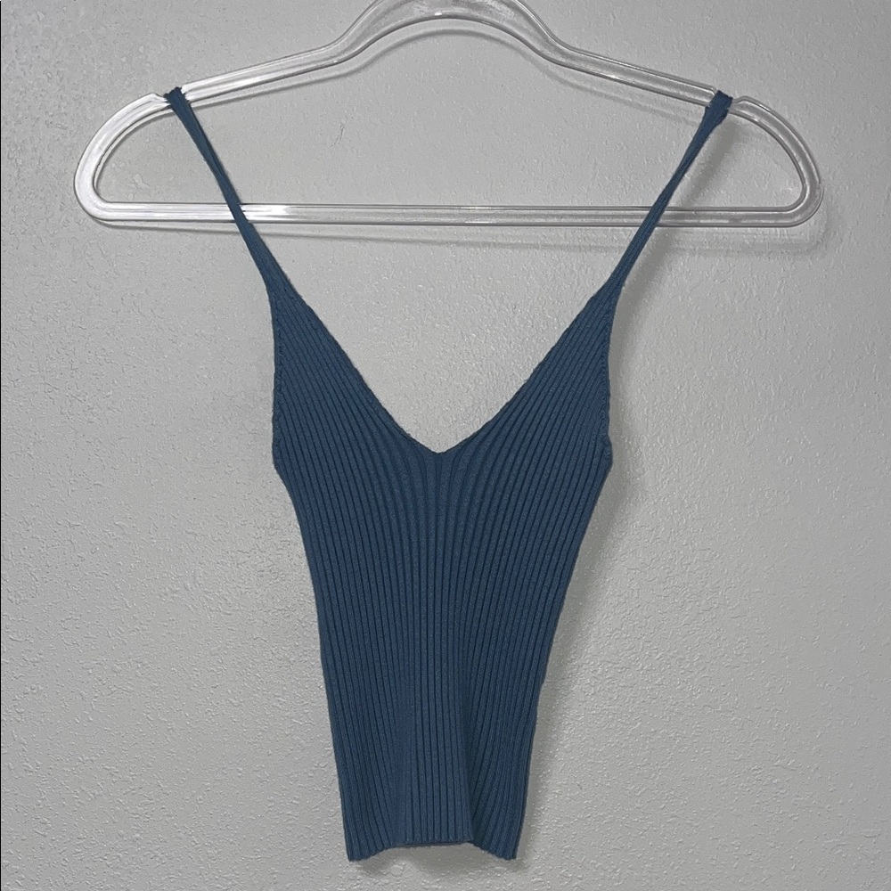 Forever 21 Light Blue Ribbed Camisole - Picture 4 of 5